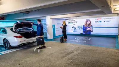 Estacionamento totalmente autónomo chega ao Aeroporto de Estugarda